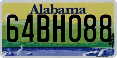 AL license plate 64BH088