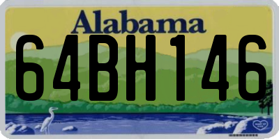 AL license plate 64BH146