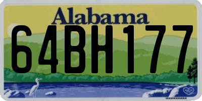 AL license plate 64BH177
