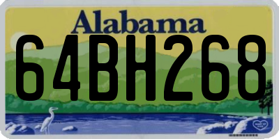 AL license plate 64BH268