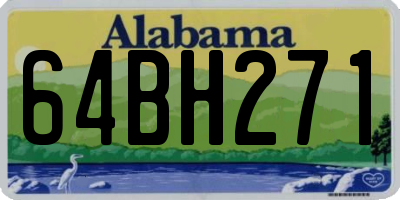 AL license plate 64BH271