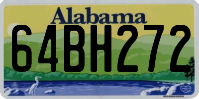 AL license plate 64BH272