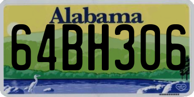 AL license plate 64BH306