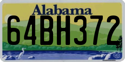 AL license plate 64BH372