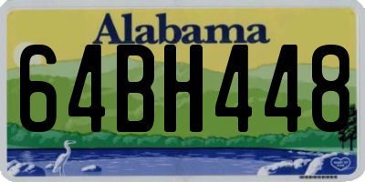 AL license plate 64BH448