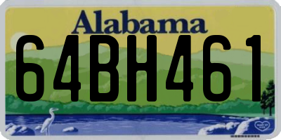 AL license plate 64BH461