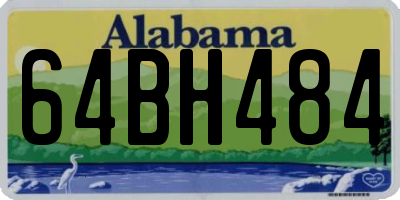 AL license plate 64BH484