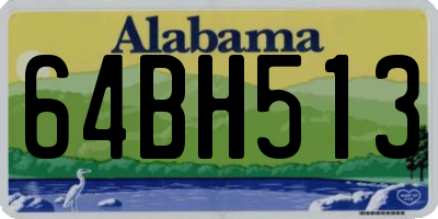AL license plate 64BH513