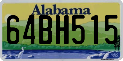 AL license plate 64BH515