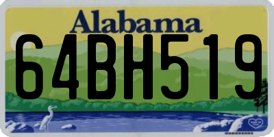 AL license plate 64BH519
