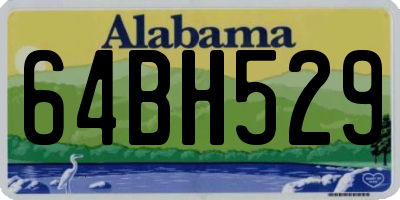 AL license plate 64BH529