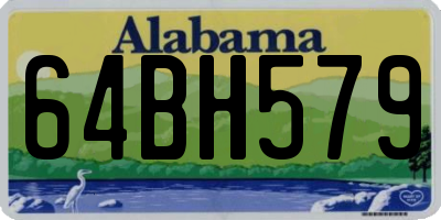 AL license plate 64BH579