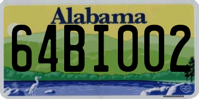 AL license plate 64BI002