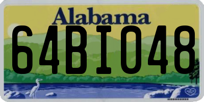 AL license plate 64BI048