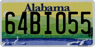 AL license plate 64BI055