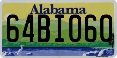 AL license plate 64BI060