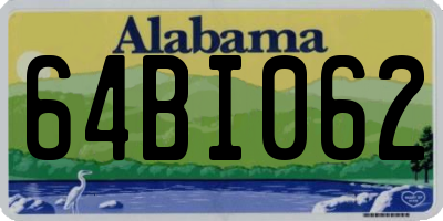 AL license plate 64BI062