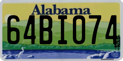 AL license plate 64BI074