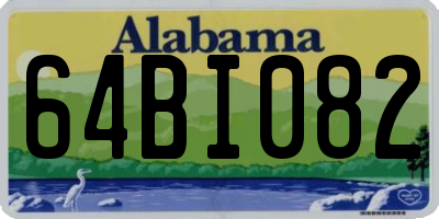 AL license plate 64BI082