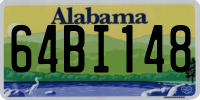 AL license plate 64BI148