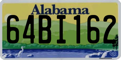 AL license plate 64BI162