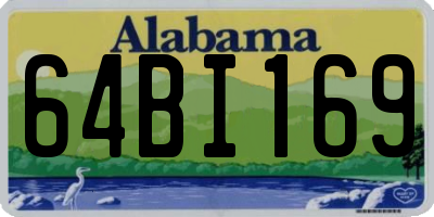AL license plate 64BI169