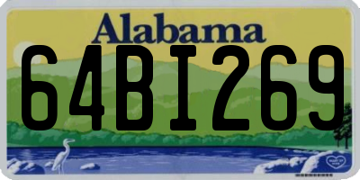 AL license plate 64BI269