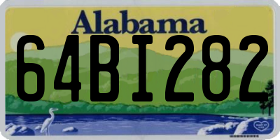 AL license plate 64BI282