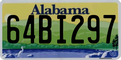AL license plate 64BI297