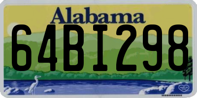 AL license plate 64BI298