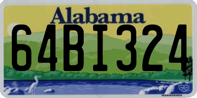 AL license plate 64BI324