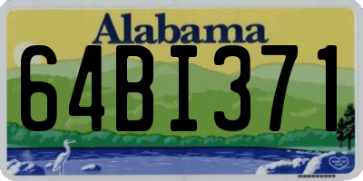 AL license plate 64BI371