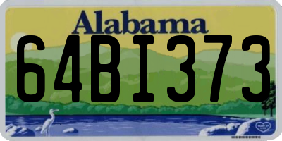 AL license plate 64BI373
