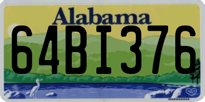 AL license plate 64BI376