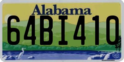AL license plate 64BI410