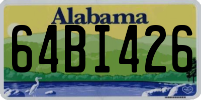 AL license plate 64BI426