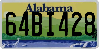 AL license plate 64BI428