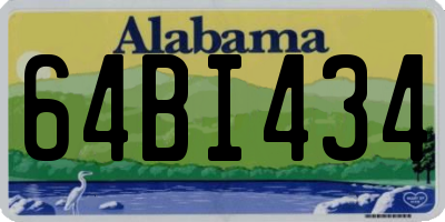 AL license plate 64BI434