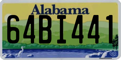 AL license plate 64BI441