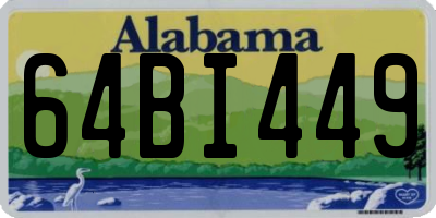 AL license plate 64BI449
