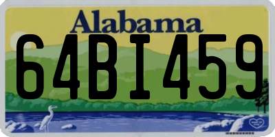 AL license plate 64BI459