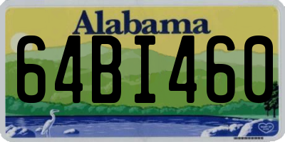 AL license plate 64BI460