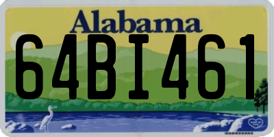 AL license plate 64BI461