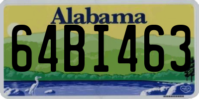 AL license plate 64BI463