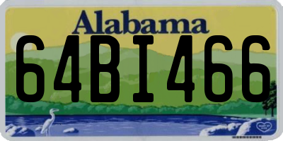 AL license plate 64BI466
