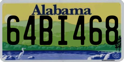 AL license plate 64BI468