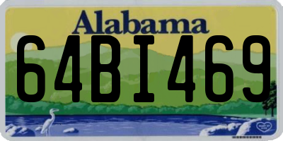 AL license plate 64BI469