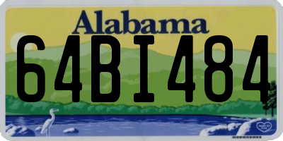 AL license plate 64BI484