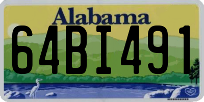 AL license plate 64BI491