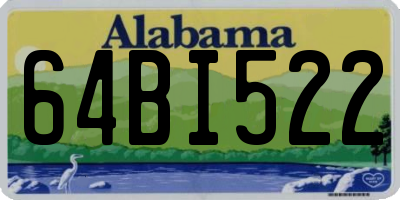 AL license plate 64BI522